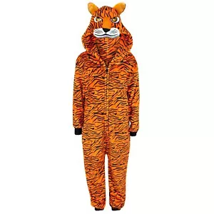 Niños Niñas Niños A2Z Onesie Una Pieza Suave Esponjoso Tigre Día Mundial del Libro Disfraz - Imagen 1 de 8