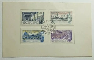 1962 Prague Czechoslovakia World Exhibition First Day Cover Scott #1293-1296 - Picture 1 of 1