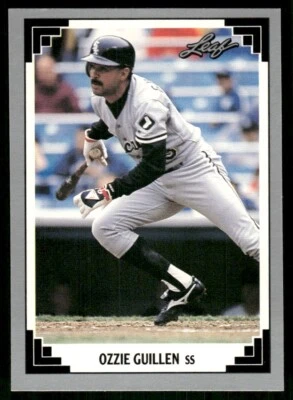 1991 Leaf #331 Ozzie Guillen - Chicago White Sox - Image 1 of 2