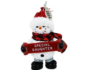 2025 Snowman Christmas Ornaments - Daughter Snowman Ornaments - Daughter Gifts, - Picture 1 of 7