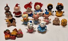 Brushart Marbles Painted Figurines Raggedy Ann Andy Santa Collectibles 