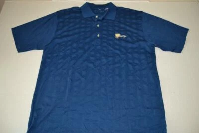BEN HOGAN PRESIDENTS CUP BLUE STRIPED POLO SHIRT MENS SIZE LARGE L - Image 1 of 4