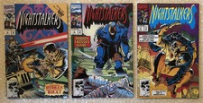 Night Stalkers #2 #3 #4 - Blade + Morbius Marvel Comics First Prints
