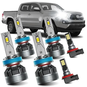 AWALITED Fits for 2016-2023 Toyota Tacoma High Low Beam Fog Lights Bulbs Comb... - Picture 1 of 7