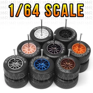 Juego de llantas de ciclista real offroad escala 1/64 10 radios v15 para Hot - Imagen 1 de 9