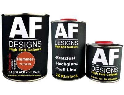2,5L Autolack für Hummer 77U341N Ignition Orange Perl Metallic Klarlack Härter - Bild 1 von 4