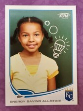 2017 Topps KCP&L #NNO Energy Savings Kansas City Royals Baseball Card - TTM Fuel