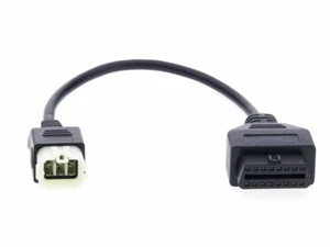 Kawasaki 6pin De 16pin OBD2 Diagnóstico Cable Conector para Kawasaki Motocicleta - Imagen 1 de 2