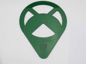 BATTLEFRONT MINIATURES DUST TACTUCS COMMAND & BLAST TEMPLATE. GREEN 1686 - Picture 1 of 2