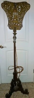 Dragon Floor Lamp Antique Asian Tianhou 'Empress of Heaven' - Image 1 of 4