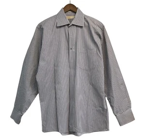 Michael Kors-Men's-Regular Fit-No Iron-16-34-35-Gray/PinStripe - Picture 1 of 5