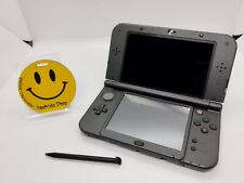 Konsola Nintendo Nowa 3DS LL XL metaliczna czarna używana japońska [GÓRNY EKRAN IPS]