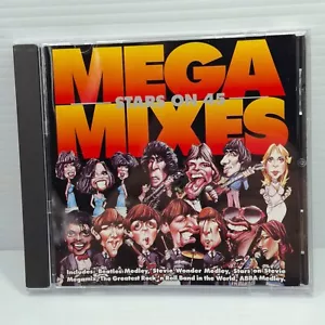 STARS ON 45 - MEGA MIXES CD 1991 BEATLES,ROLLING STONES,ABBA,STEVIE WONDER,HITS - Picture 1 of 2