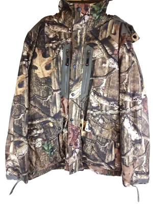Game Winner XL Camo Full Zip Hoodie Hunting Jacket Lined Lg Zip Pockets Gloves - Image 1 of 4