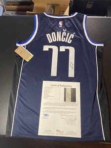 Luka Doncic Autographed Signed Dallas Mavericks Jersey JSA LOA Invest Hot NBA - Picture 1 of 11