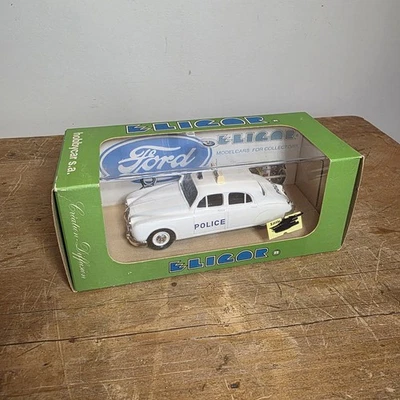 ELIGOR 1130 A JAGUAR MK1 1960 AUTORUTA POLICÍA BLANCA 1:43 1/43 HECHA EN FRANCIA Foto 1 de 4