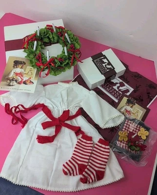 18” Pleasant Company American Girl Doll Outfit Kirsten St Lucia Holiday Set #u - Image 1 of 4