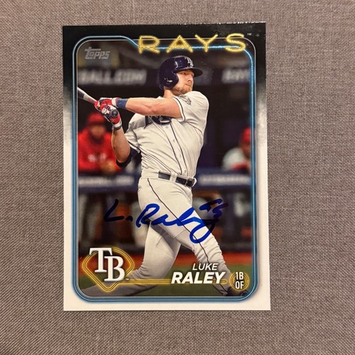 LUEK RALEY Signed Autographed 2024 Topps Series 1 One Card Tampa Bay ...