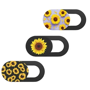 3 Pcs Kameraabdeckung Webcam-Abdeckung Sonnenblumen-Kameraabdeckung - Afbeelding 1 van 12