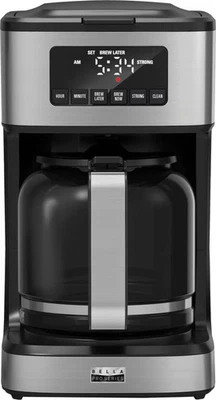 bella PRO - 12-Cup Programmable Coffee Maker - Stainless Steel - Image 1 of 4