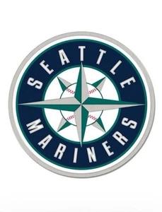 NWT WinCraft MLB Seattle Mariners Team Primary Logo Circle Pin - Picture 1 of 3