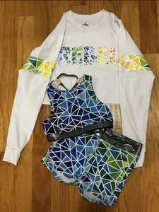 Rebel Athletic Cheer Geometric Set YXL - Picture 1 of 1