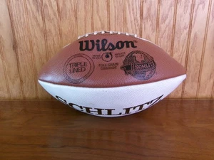 Vintage Official Wilson Football Full Grain Cowhide ~ Promotional SCHLITZ Beer - Picture 1 of 9