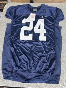 Nike Alpha Varsity Football Jersey #24 Men's L Game Fit Navy Blue FJ9608 - Picture 1 of 5