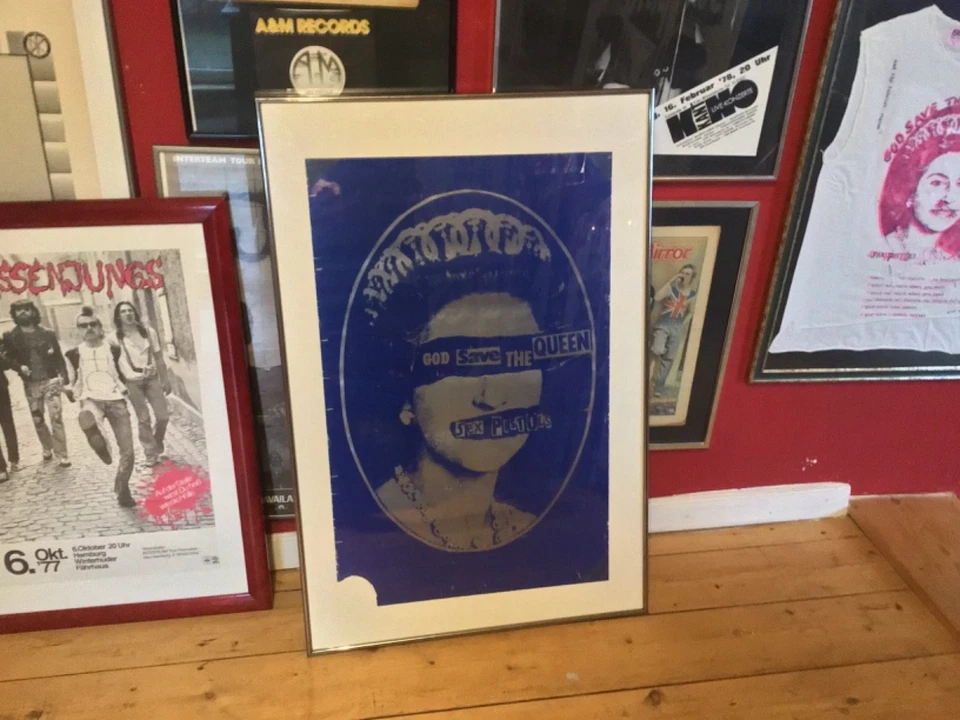 Sex Pistols / Jamie Reid Poster  God save the Original aus UK  Siebzigerjahre!!! - Image 1 of 4