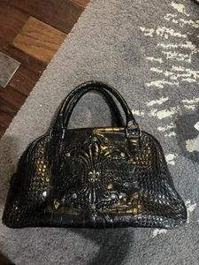 Chrome Hearts Alligator-style Bag with Daggers and Plus Silver Metalware, Black - Picture 1 of 13