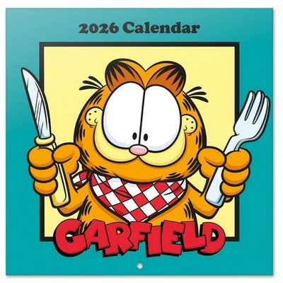 Calendrier mural Erik Garfield 30x30cm (2026) - Photo 1/4