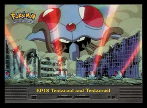 NM - Pokemon Topps Tentacool and Tentacruel #EP18 TV Animation Edition - Picture 1 of 2