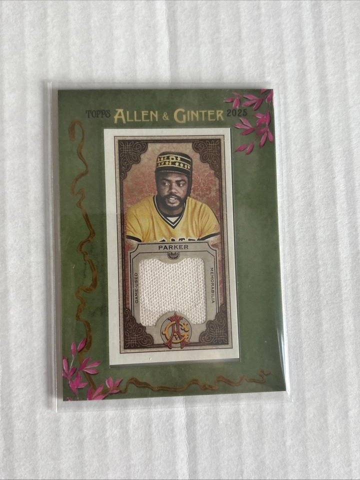 2025 Topps Allen & Ginter Дэйв Паркер В Рамке Мини Реликвия ИГРОВАЯ ОДЕЖДА - Изображение 1 из 4