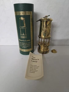 Vintage British Coal Mining Company Kohlebergleute Lampe / Laterne Wales UK NEU - Bild 1 von 5