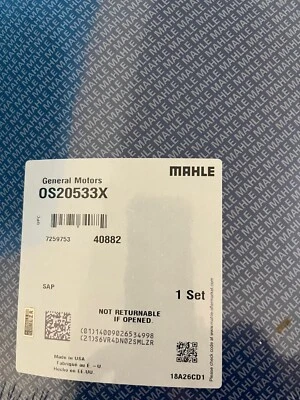 Juego de juntas de cárter de aceite de motor Cadillac 390 429 V8 MAHLE 1963-1967 Foto 1 de 3