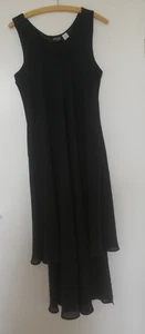 Festliches Kleid nachtblau mehrere transparente Lagen, figurumspielend, Gr 42 - Bild 1 von 5