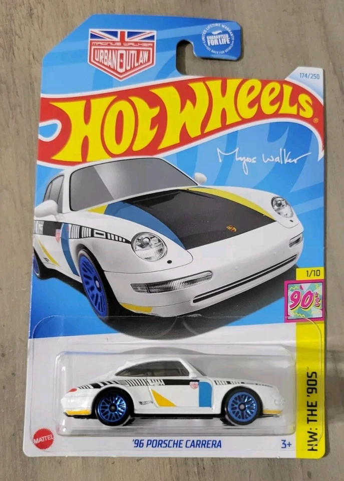 Porsche Carrera Hot Wheels Urban Outlaw 1996 * Magnus Walker * Nuevo en paquete escala 1:64 Foto 1 de 1