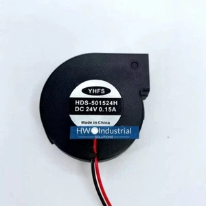 HDS-501524H DC24V 0,15A Ventola di raffreddamento 2 fili YHFS - Foto 1 di 4