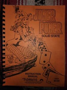 Joker Poker Pinball Manual Gottlieb
