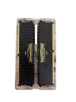 Corsair Vengeance LPX 8GB (2 x 4GB) DDR4 DRAM 2666MHz C16 Memory Kit - Black - Image 1 of 2