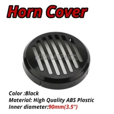 Cubierta de bocina de parrilla negra apta para Honda Shadow VLX 600 Spirit Aero 750 VT 600 750 Foto 1 de 4