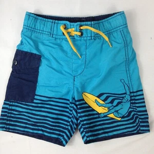 Gap Kids Boys Youth Swim Trunk Shorts Blue Size XS 4-5 - Picture 1 of 4