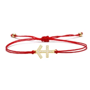 Sagittarius Zodiac Red String Protection Bracelet - Picture 1 of 2