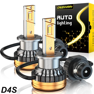 Front LED HID Headlight Bulbs 6000K For Lexus LS600h 2008-2012 - Image 1 of 4