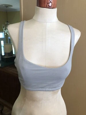 Lululemon Gris N Crema Rayas Pequeño Foto 1 de 4