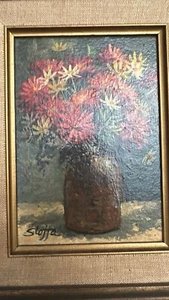 Original Michael Stoffa Ölgemälde Stillleben Paar - Bild 1 von 14