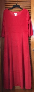 Paragon Women's Luxurious Stretch Velvet Maxi Dress Ruby Red Polyester - Picture 1 of 12