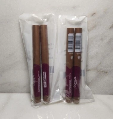 2 lotes de 2-L'oreal infalible mate lápiz labial resistente a manchas 515 sin oferta de figuras Foto 1 de 3