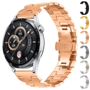 Luxus Edelstahl Uhrenarmband 22mm Schnellverschluss Smartwatch Armband Bracelet - Bild 1 von 61