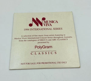 Musica Viva 1994 International Classics CD Classical - Picture 1 of 3